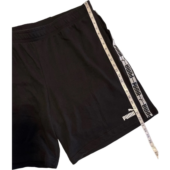 Men’s Shorts Plus Size 4XL Puma Invert Tape Mens Workout Shorts Black - Picture 3 of 11